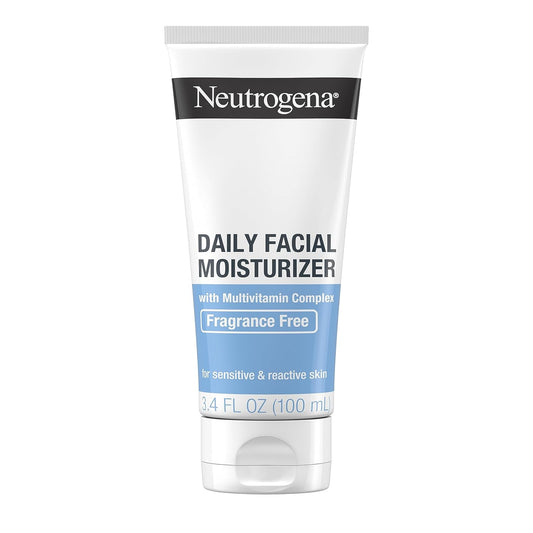 Neutrogena Fragrance Free Daily Facial Moisturizer, Face & Neck Moisturizer for Sensitive Skin with Vitamin B3, Pro-Vitamin B5 & Vitamin E Supports...