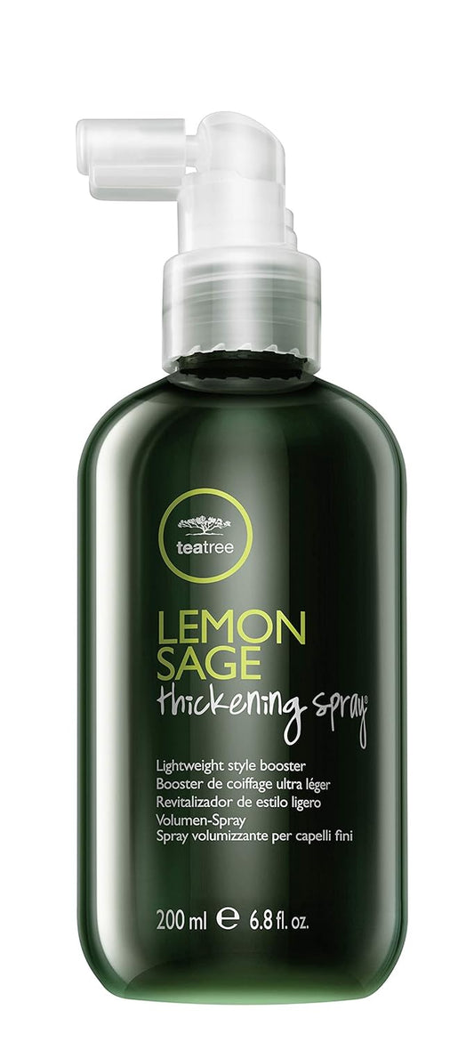 Tea Tree Lemon Sage Thickening Spray, Builds Body + Boosts Volume, For Fine Hair