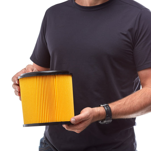 HART Standard Cartridge Filter, VCFS 3701, 1-Pack, Fits 5 to 16 Gallon Wet/Dry Vacuum Cleaners