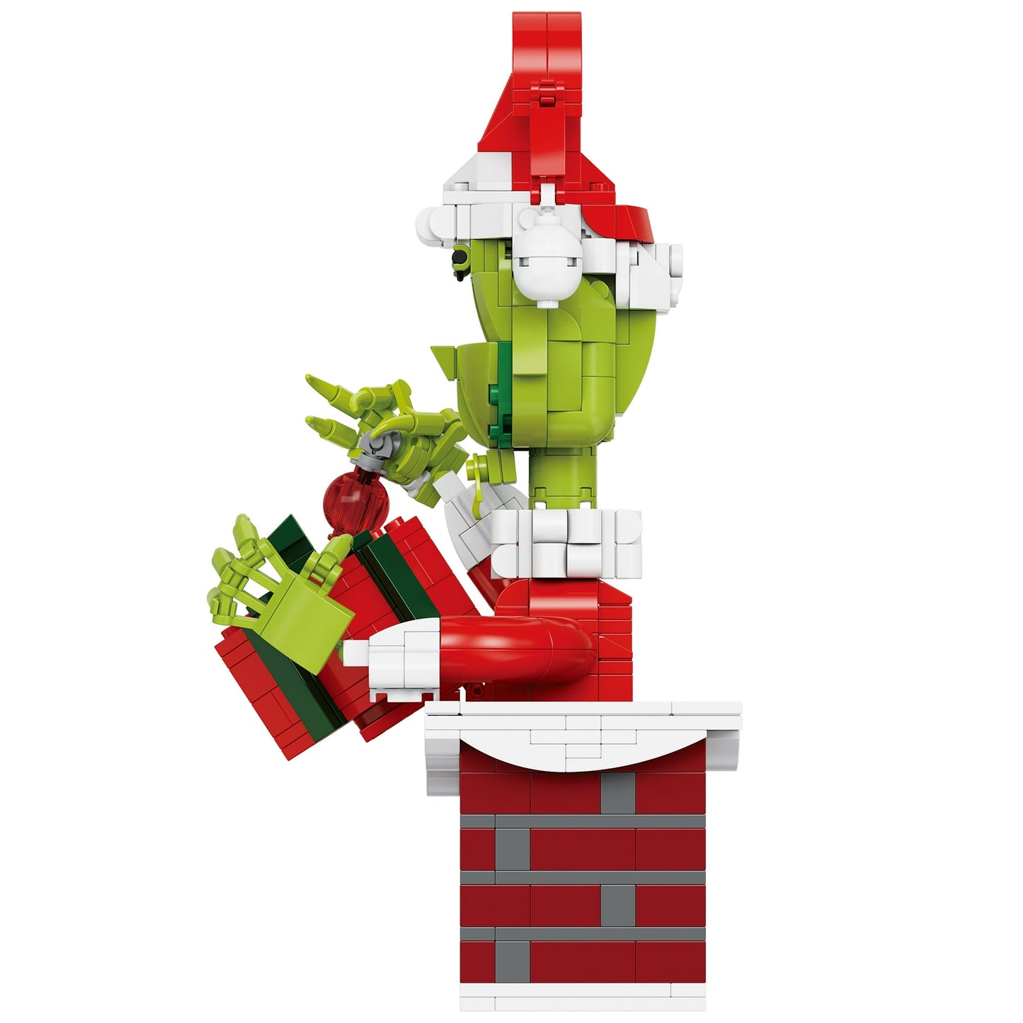 Brickcraft Up the Chimney Grinch Building Kit, (504 Pieces )Ð Limited Edition Christmas DŽcor Collectible & Gift for Kids Ages 8+