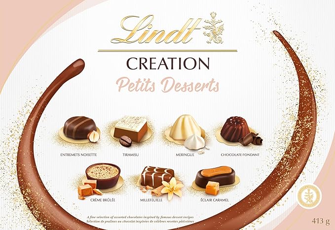 Lindt Creation Dessert, Assorted Chocolate Gift Box, 41 Pieces