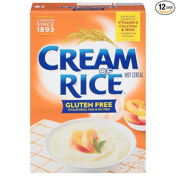 Cream of Rice Gluten Free Hot Cereal, 14 Ounce (Pack of 12)