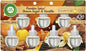Air Wick Plug in Scented Oil Refill, 7ct, Pumpkin + Brown Sugar Mixed Pack, Fall Scent, Essential Oils, Air Freshener 
