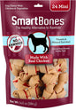 Smartbones Mini Bones with Real Chicken 56 Count, Rawhide-Free Chews for Dogs