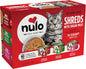 Nulo Shreds with Organ Meat Grain-Free Wet Cat and Kitten Food, Variety Pack, 2.8 oz, 12 Count
