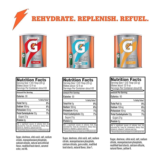 Gatorade Thirst Quencher 51Oz Powder Variety Pack (Pack of 3)