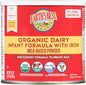 Earth's Best Organic Baby Formula for Babies 0-12 Months, Powdered Dairy Infant Formula with Iron, Omega-3 DHA, and Omega-6 ARA, 21 oz Formula Container