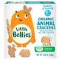 Little Bellies Organic Animal Crackers Toddler Snack (Pack of 5 x 4.58 oz Individual Packs)