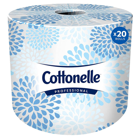 Cottonelle® Professional Standard Roll Toilet Paper (13135), 2-Ply, White, Compact Case for Easy Storage (451 Sheets/Roll, 20 Rolls/Case, 9,020 Sheets/Case)