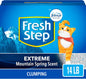 Fresh Step Clumping Cat Litter, Extreme Odor Control, Mountain Spring Scent With Febreze, 14 lbs