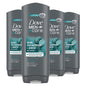 DOVE MEN + CARE Mens Body Wash Blue Eucalyptus and Birch 4 Count Dry Skin Body Wash with Micromoisture, Effectively Washes Away Bacteria While Nourishing...