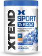 XTEND Sport BCAA Powder Blue Raspberry Ice - Electrolyte Powder for Recovery & Hydration with Amino Acids - 30 Servings