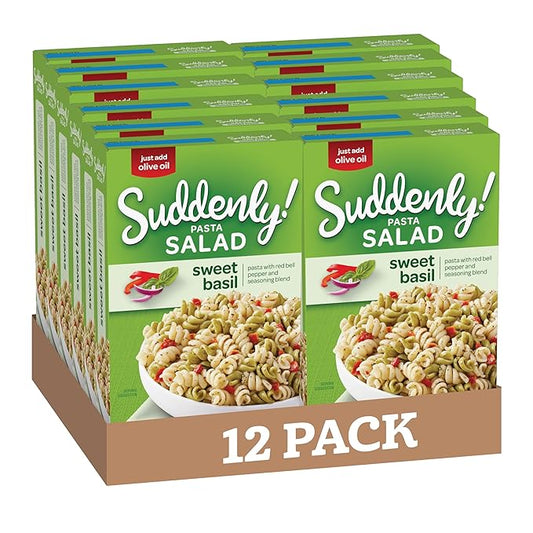 Suddenly Salad Sweet Basil Pasta Salad - 7.7 Oz 12 Pack