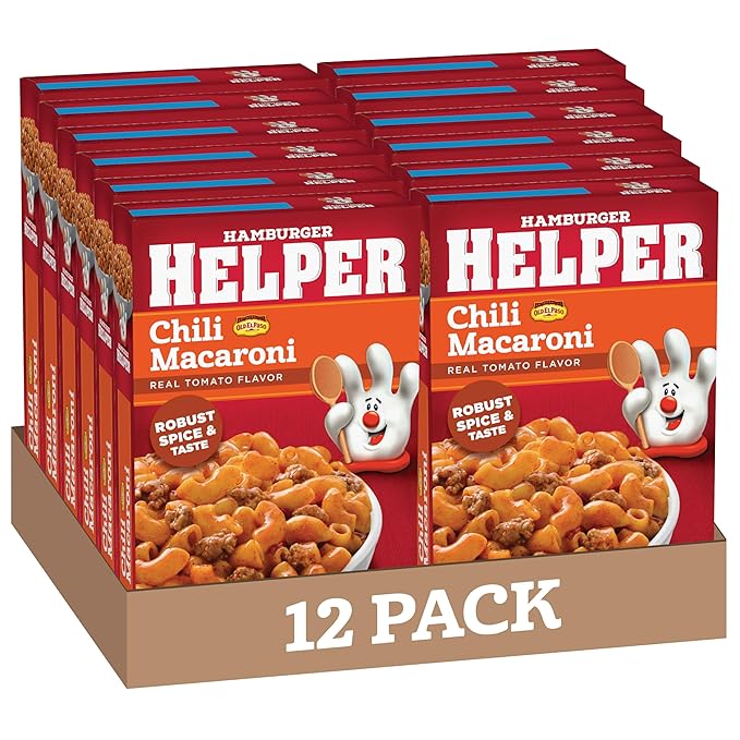 Hamburger Helper Chili Macaroni 5.2 Ounces, 12 per Case.