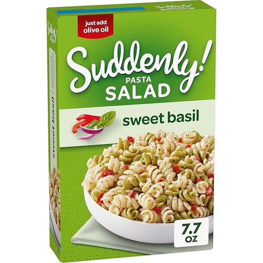 Suddenly Salad Sweet Basil Pasta Salad - 7.7 Oz 12 Pack