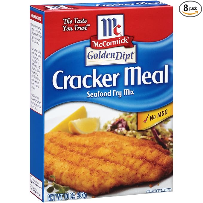 McCormick Golden Dipt Cracker Meal Seafood Fry Mix, 10 oz (Pack of 8)