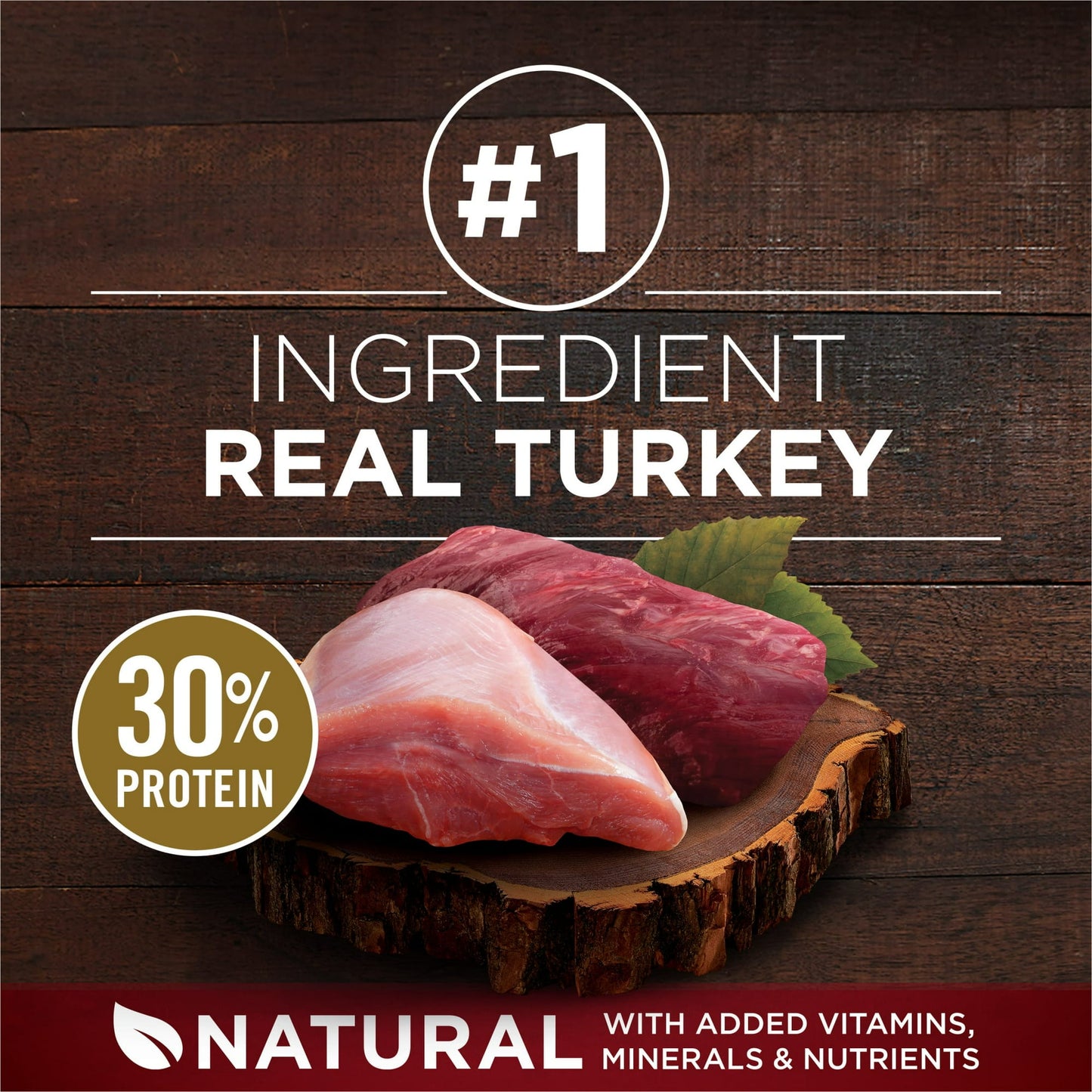 Purina One True Instinct Dry Dog Food for Adult Dogs, High Protein Real Turkey & Venison, 7.4 lb Bag