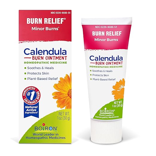 Boiron Calendula Burn Ointment for Relief from Minor Burns from Cooking, Friction, or Sunburns - 1 oz