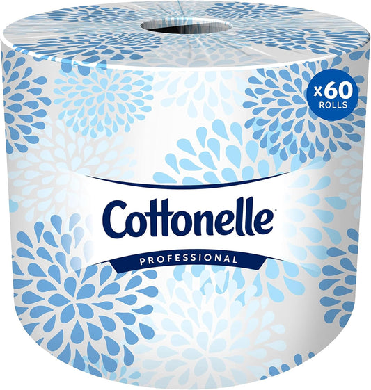 Cottonelle® Professional Standard Roll Toilet Paper, Bulk (17713), 2-Ply, White (451 Sheets/Roll, 60 Rolls/Case, 27,060 Sheets/Case)