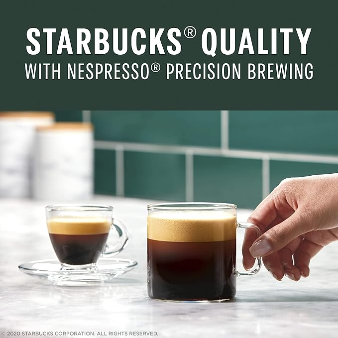 Starbucks by Nespresso Vertuo, Blonde & Medium Roast Variety Pack Coffee, 32-count Coffee Pods, Brews 7.8 oz.