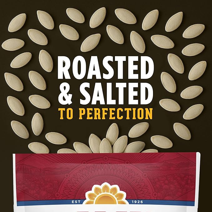 DAVID All Natural Pumpkin Seeds, 5 oz. (Pack of 12)