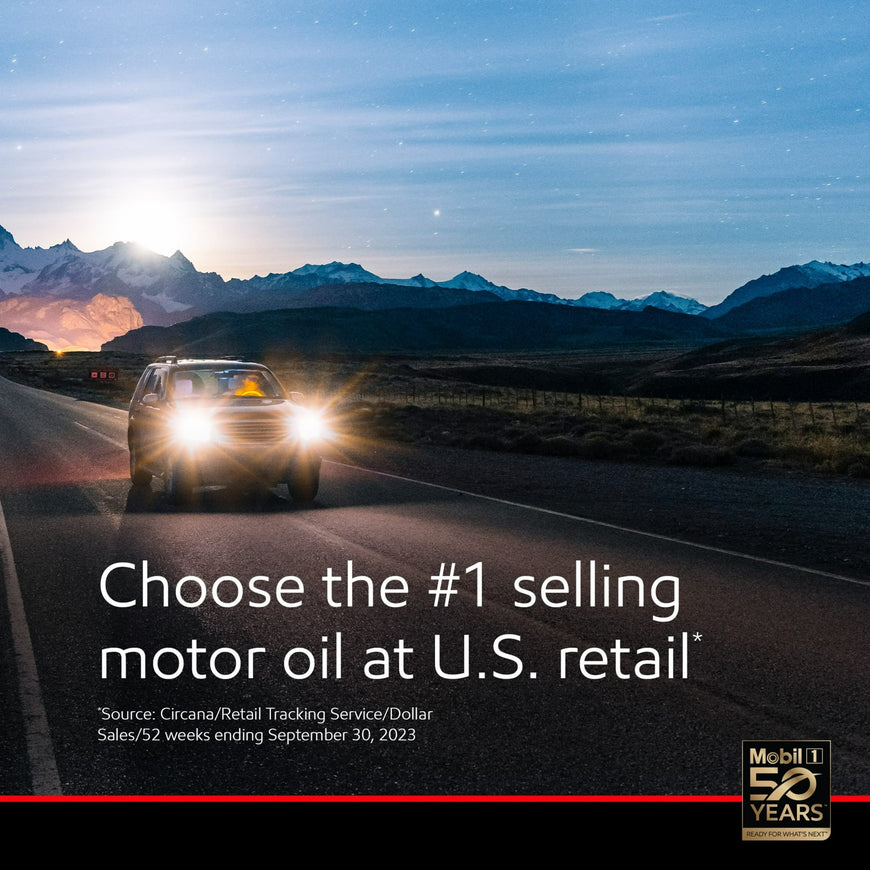 Mobil 1 Extended Performance High Mileage Full Synthetic Motor Oil 0W-20, 5 Quart