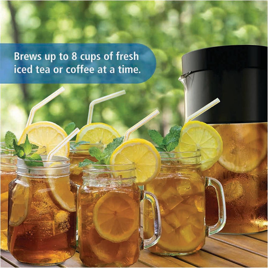 Mainstays 2-Quart Iced Tea and Iced Coffee Maker, 8-Cup