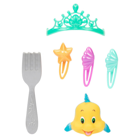 Disney Princess The Little Mermaid 14 inch Tall Singing Bath Time Play Ariel Doll and Flounder