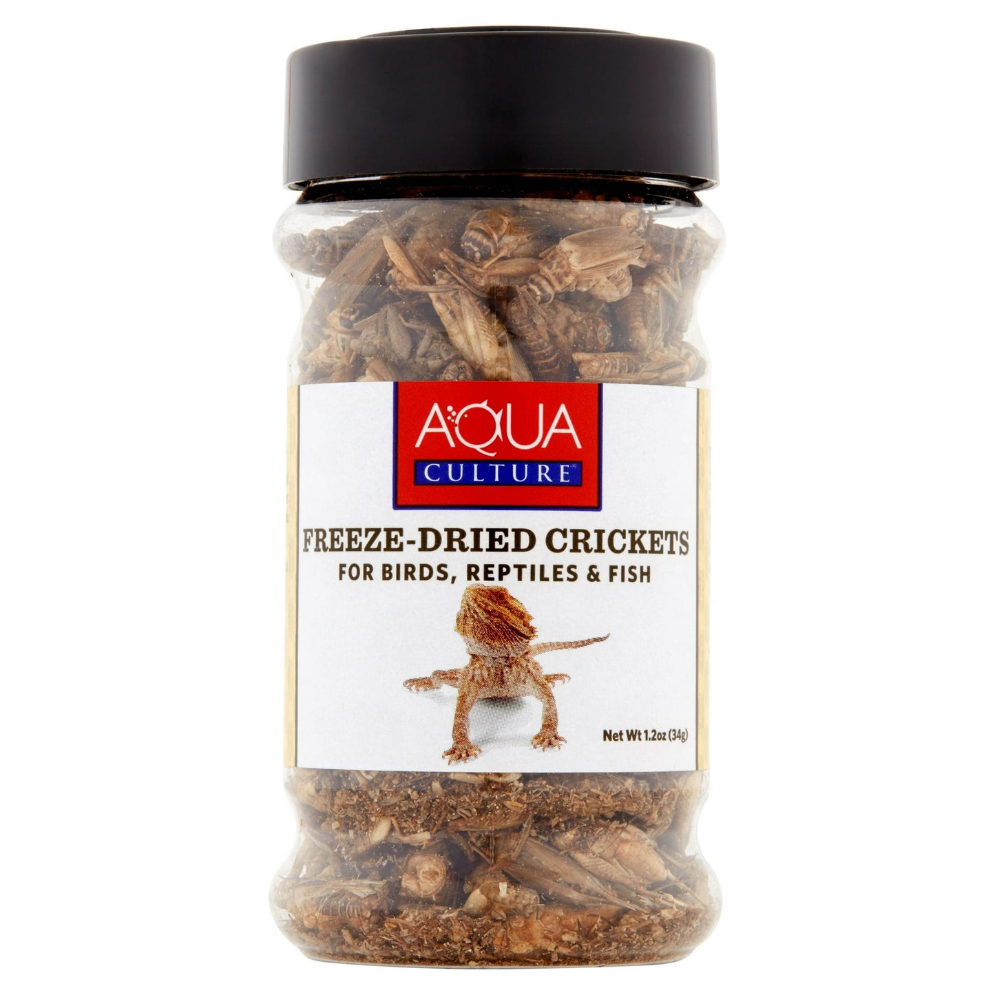 (2 pack) Aqua Culture Freeze-Dried Crickets for Birds, Reptiles & Fish, 1.2 oz