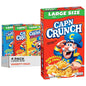 Cap'n Crunch Cereal, 3 Flavor Variety Pack, Large Size Boxes, (4 Pack)