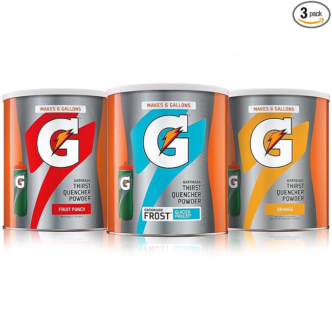 Gatorade Thirst Quencher 51Oz Powder Variety Pack (Pack of 3)