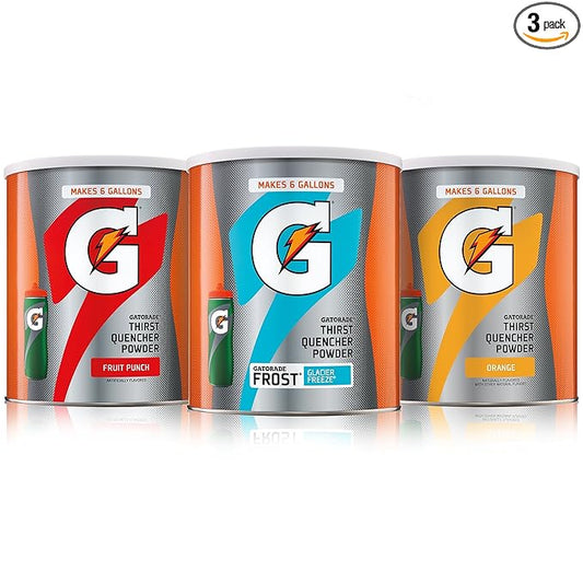 Gatorade Thirst Quencher 51Oz Powder Variety Pack (Pack of 3)