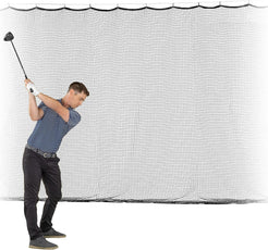 GoSports Sports Netting - 10 ft, 15ft, 20ft - Hitting Net for Golf, Baseball, Hockey, Soccer, LAX and More