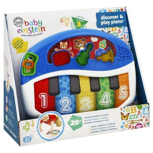 Baby Einstein Discover & Play Piano Musical Toy, Ages 3 months +
