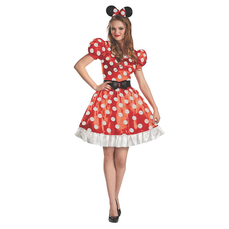 Disguise Womens Minnie Mouse Costume - Size Medium