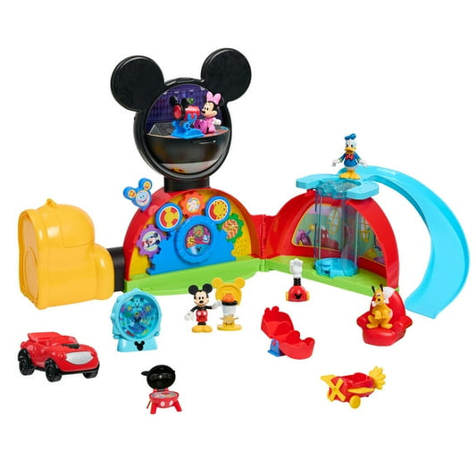 Disney Jr. Mickey Mouse 28-inch Clubhouse Deluxe Playset, 16-pieces, Kids Ages 3 and up