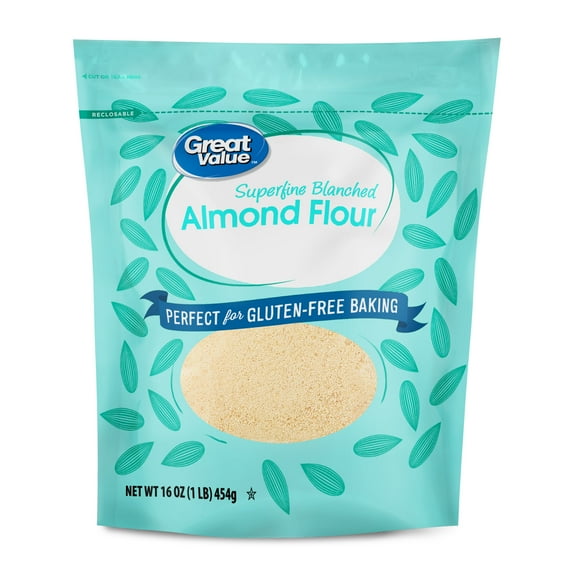 Great Value Superfine Blanched Almond Flour, Gluten-Free, 2 lb