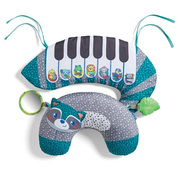 Infantino 3-in-1 Grow-with-Me Tummy Time Kicking Piano Activity Gym, 6-12 Months Unisex, Blue