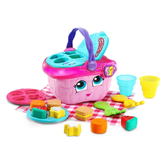 LeapFrog Shapes & Sharing Picnic Basket with Accessories, Baby and Toddler Toys