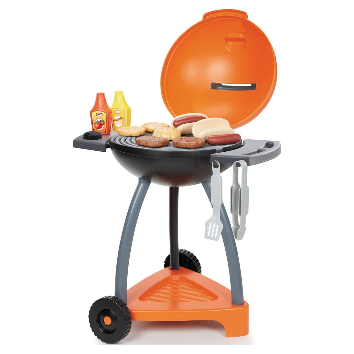 Little Tikes Sizzle and Serve Toy Grill with Pretend Food and Condiments