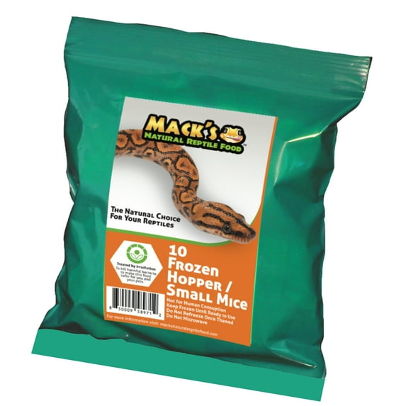 Mack's Natural Reptile Food Hopper mouse 10 ct.