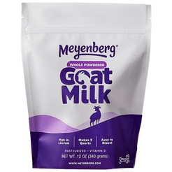 Meyenberg Whole Powdered Goat Milk, Plain, 12 oz (340g)