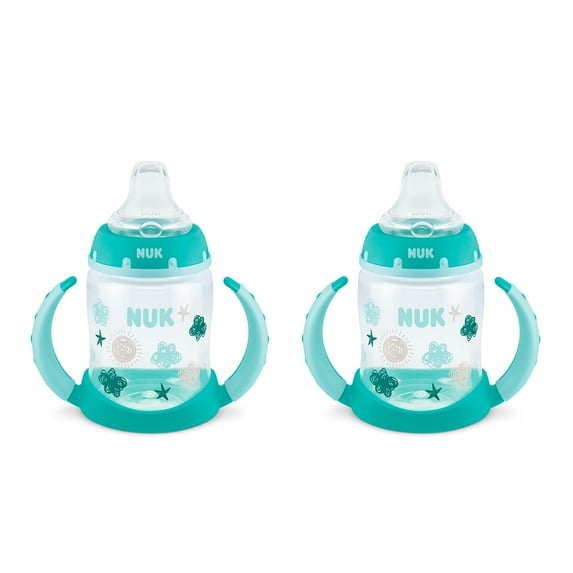 NUK Learner Cup, 5oz, 2 Pack, Soft Spout Sippy Cup, Unisex 

