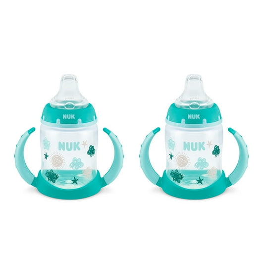 NUK Learner Cup, 5oz, 2 Pack, Soft Spout Sippy Cup, Unisex 
