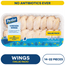Perdue, No Antibiotics Ever, Fresh Chicken Wings Value Pack, 3.5.3-5.4 lb. Tray