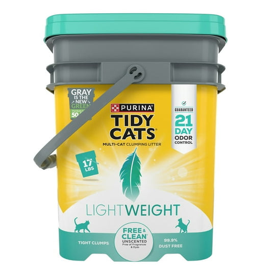 Purina Tidy Cats LightWeight_Free and Clean Unscented Clumping Cat Litter