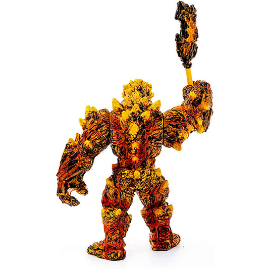 Schleich - Eldrador Creatures: Lava Golem Monster with Magic Axe Toy Action Figure,1 Pc