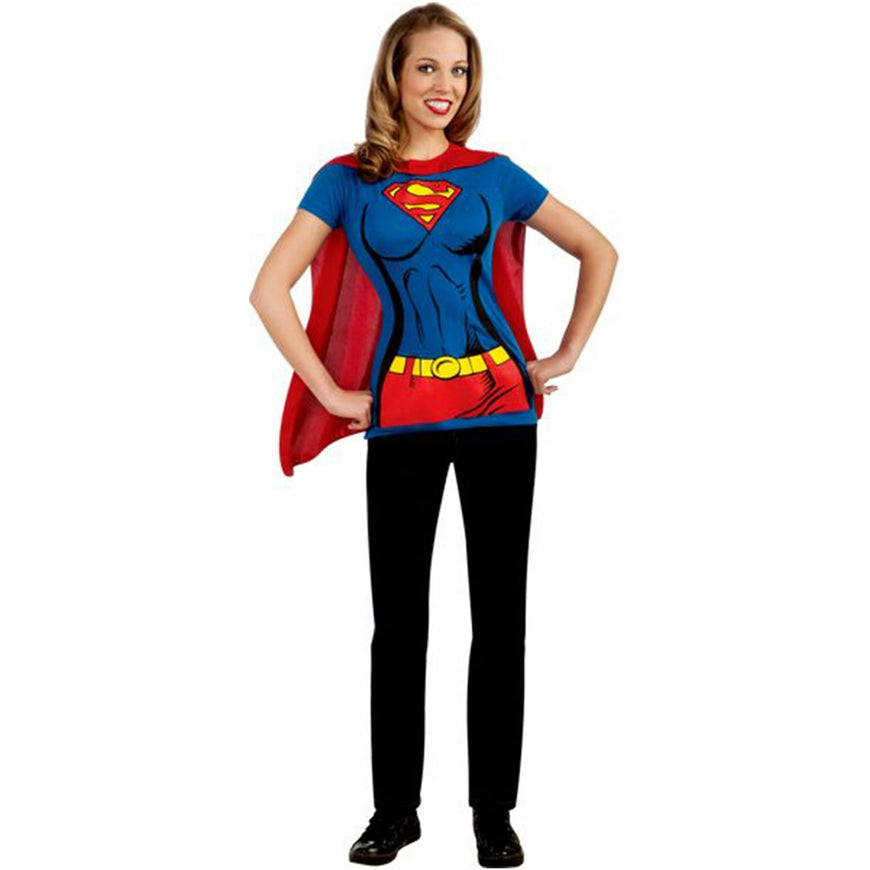 DC Comics Classic Supergirl T-Shirt Costume for Adults by Rubies