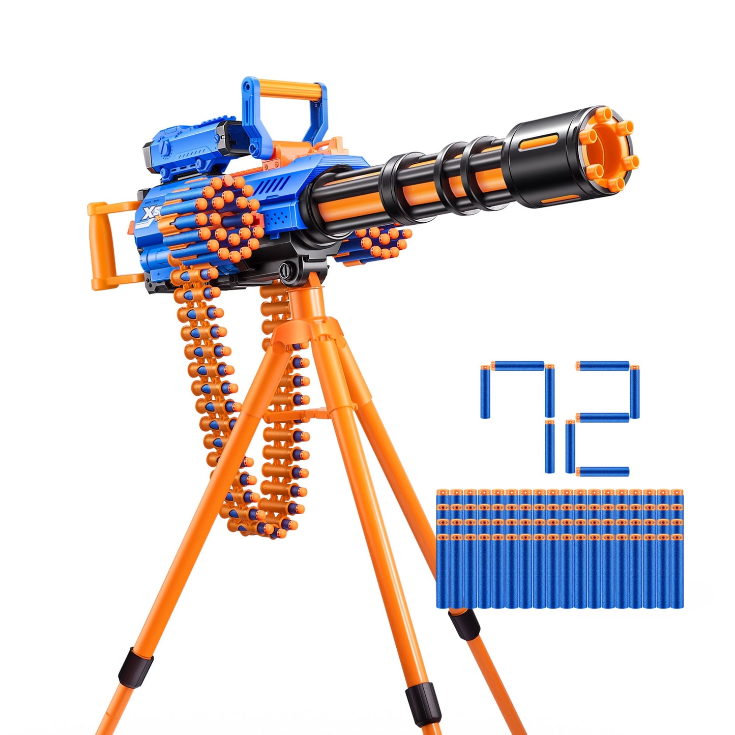 XSHOT Insanity Motorized Rage Fire (72 Darts), Air Pocket Technology, Outdoor Blaster by ZURU, Ages 8+