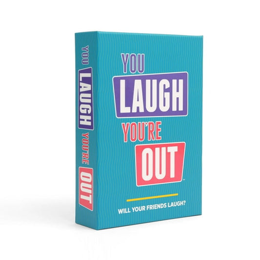 You Laugh You're Out - The Family Party Game Where If You Laugh, You Lose. Great for Big Groups & Kids